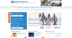 Desktop Screenshot of die-raiffeisenbank.de